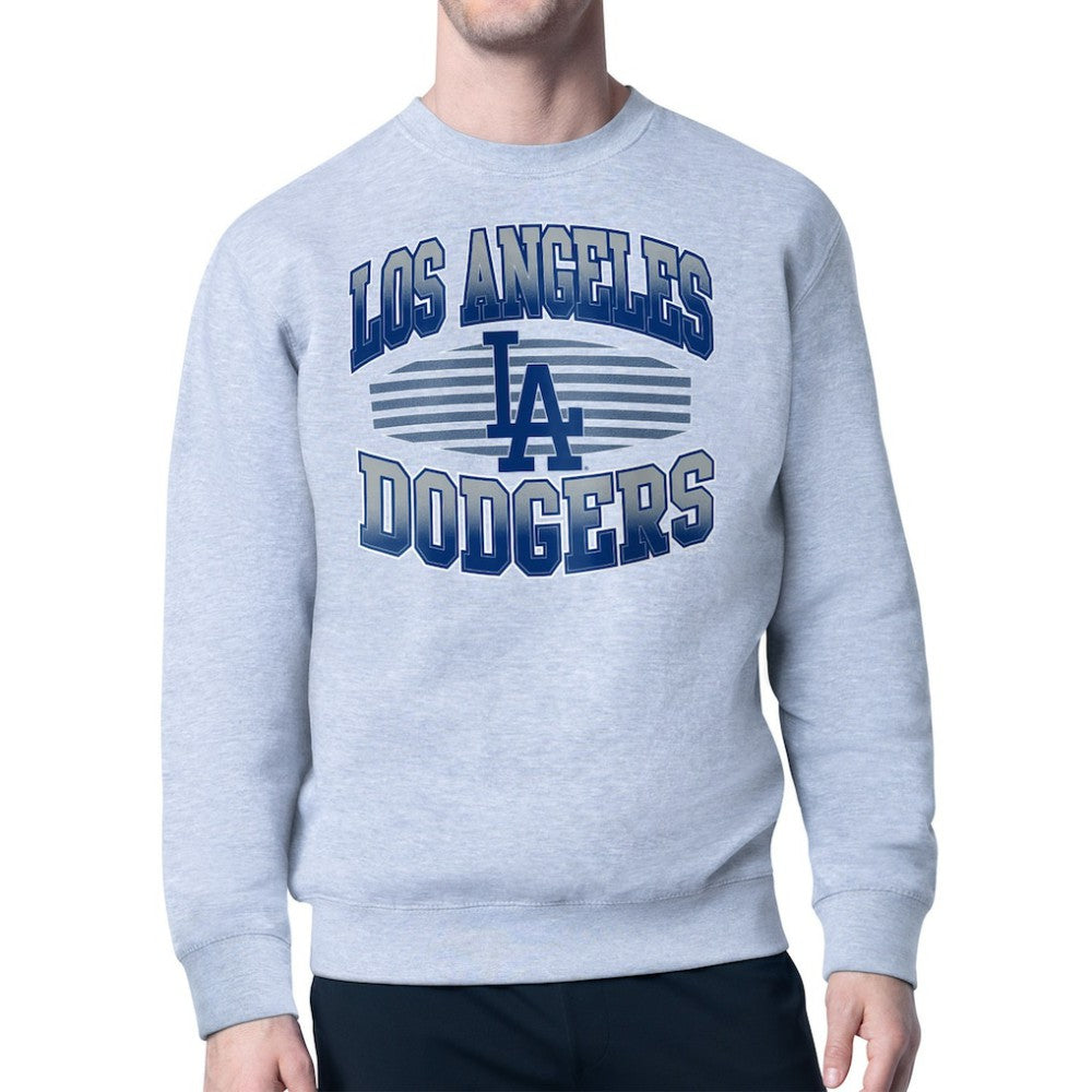 Los Angeles Dodgers Starter Team Grit Graphic Fleece Pullover Sweatshirt - MLB