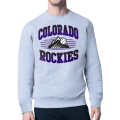 Colorado Rockies Starter Team Grit Graphic Fleece Pullover Sweatshirt - MLB