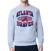 Atlanta Braves Starter Team Grit Graphic Fleece Pullover Sweatshirt - MLB
