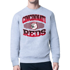 Cincinnati Reds Starter Team Grit Graphic Fleece Pullover Sweatshirt - MLB
