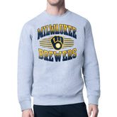 Milwaukee Brewers Starter Team Grit Graphic Fleece Pullover Sweatshirt - MLB
