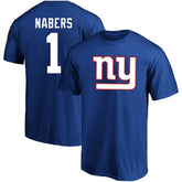 Malik Nabers New York Giants Big & Tall Player Name & Number T-Shirt Royal | Fanatics