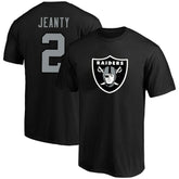 Ashton Jeanty Las Vegas Raiders Big & Tall Player Name & Number T-Shirt Black | Fanatics