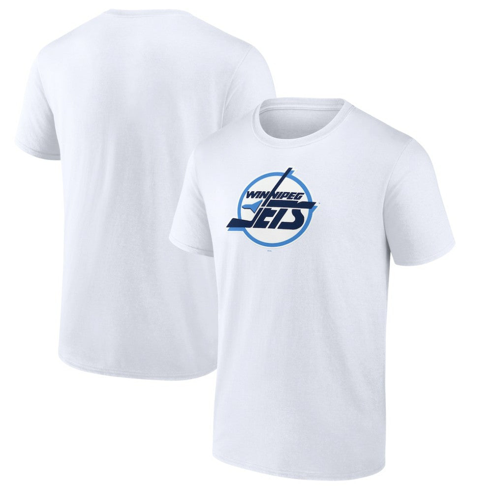 Winnipeg Jets Primary Logo T-Shirt - White - NHL