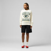 Green Bay Packers Women's Tonal Arch Sweatshirt Cream | Mitchell & Ness