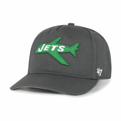 New York Jets '47 Hitch Adjustable Hat Charcoal | 47 brand