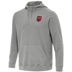 Tampa Bay Buccaneers Antigua 50th Season Cloud Hoodie Heather Black | NFL