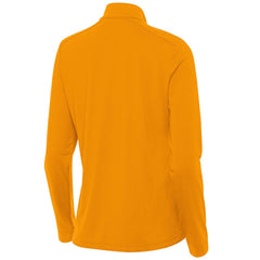 Tampa Bay Buccaneers Antigua Women's 50th Season Intent Quarter-Zip Sweatshirt Orange | NFL