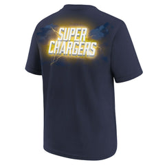 Los Angeles Chargers Youth Super Chargers Alt Pack T-Shirt Navy | Nike for Sale