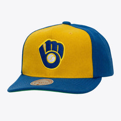 Milwaukee Brewers Unisex Vintage Fit Melton Wool Adjustable Hat - MLB