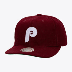 Philadelphia Phillies Vintage Fit Melton Wool Adjustable Hat - MLB