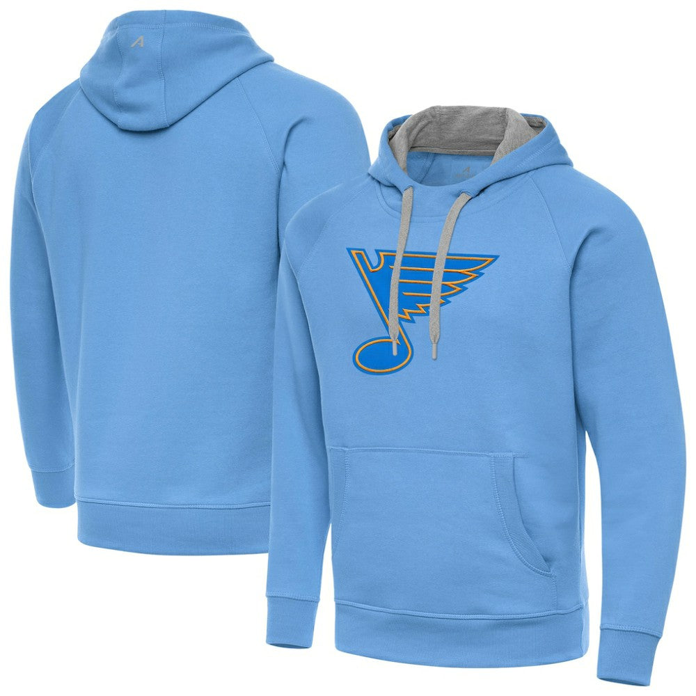 St. Louis Blues Antigua Victory Pullover Hoodie - Blue - NHL