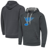 St. Louis Blues Antigua Victory Pullover Hoodie - Charcoal - NHL