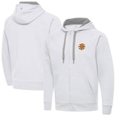 Boston Bruins Antigua Victory Full-Zip Hoodie - White - NHL