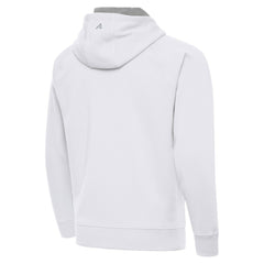 Boston Bruins Antigua Victory Full-Zip Hoodie - White - NHL
