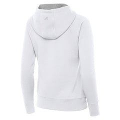 Boston Bruins Antigua Women's Victory Full-Zip Hoodie - White - NHL