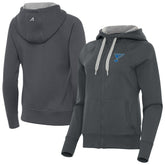 St. Louis Blues Antigua Women's Victory Full-Zip Hoodie - Charcoal - NHL
