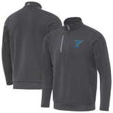 St. Louis Blues Antigua Generation Quarter-Zip Pullover Top - Pewter - NHL
