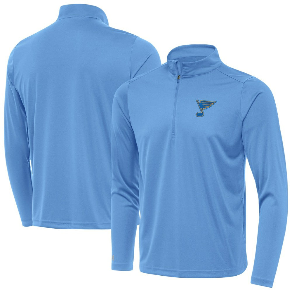 St. Louis Blues Antigua Tribute Lightweight Quarter-Zip Pullover - Blue - NHL