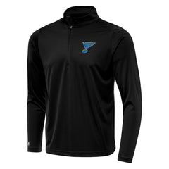 St. Louis Blues Antigua Tribute Lightweight Quarter-Zip Pullover - Black - NHL