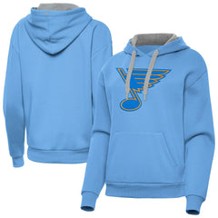 St. Louis Blues Antigua Women's Victory Pullover Hoodie - Blue - NHL