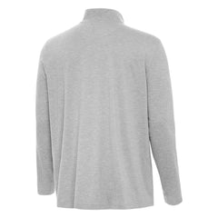 St. Louis Blues Antigua Hunk Lightweight Quarter-Zip Pullover - Heather Gray - NHL