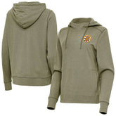 Boston Bruins Antigua Women's Justice Pullover Hoodie - Olive - NHL