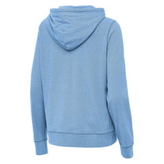 St. Louis Blues Antigua Women's Justice Pullover Hoodie - Heather Blue - NHL