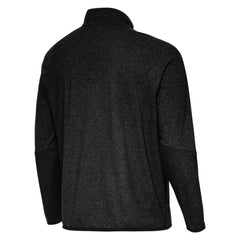 St. Louis Blues Antigua Certain Tri-Blend Quarter-Zip Top - Heather Black - NHL