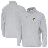 Boston Bruins Antigua Certain Tri-Blend Quarter-Zip Top - Heather Gray - NHL