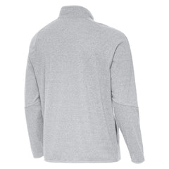 Boston Bruins Antigua Certain Tri-Blend Quarter-Zip Top - Heather Gray - NHL