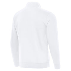 St. Louis Blues Antigua Victory Quarter-Zip Pullover Top - White - NHL