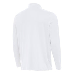 Boston Bruins Antigua Reprocess Quarter-Zip Pullover - White - NHL