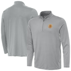 Boston Bruins Antigua Reprocess Quarter-Zip Pullover - Gray - NHL