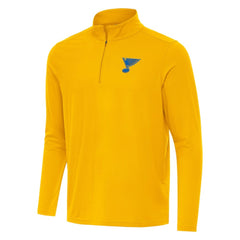 St. Louis Blues Antigua Intent Quarter-Zip Top - Gold - NHL