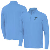 St. Louis Blues Antigua Intent Quarter-Zip Top - Blue - NHL