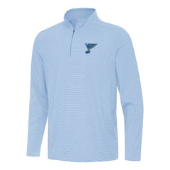 St. Louis Blues Antigua Twine Quarter-Zip Pullover - Blue - NHL
