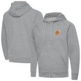 Boston Bruins Antigua Victory Full-Zip Hoodie - Heather Gray - NHL