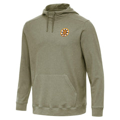 Boston Bruins Antigua Cloud Pullover Hoodie - Olive - NHL