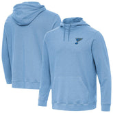 St. Louis Blues Antigua Cloud Pullover Hoodie - Heather Blue - NHL