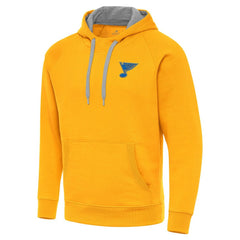 St. Louis Blues Antigua Victory Pullover Hoodie - Gold - NHL