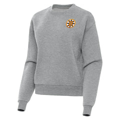Boston Bruins Antigua Women's Victory Pullover Sweatshirt - Heather Gray - NHL