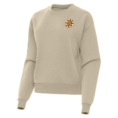 Boston Bruins Antigua Women's Victory Pullover Sweatshirt - Olive - NHL