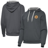 Boston Bruins Antigua Women's Victory Pullover Hoodie - Charcoal - NHL