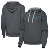 St. Louis Blues Antigua Women's Victory Pullover Hoodie - Charcoal - NHL