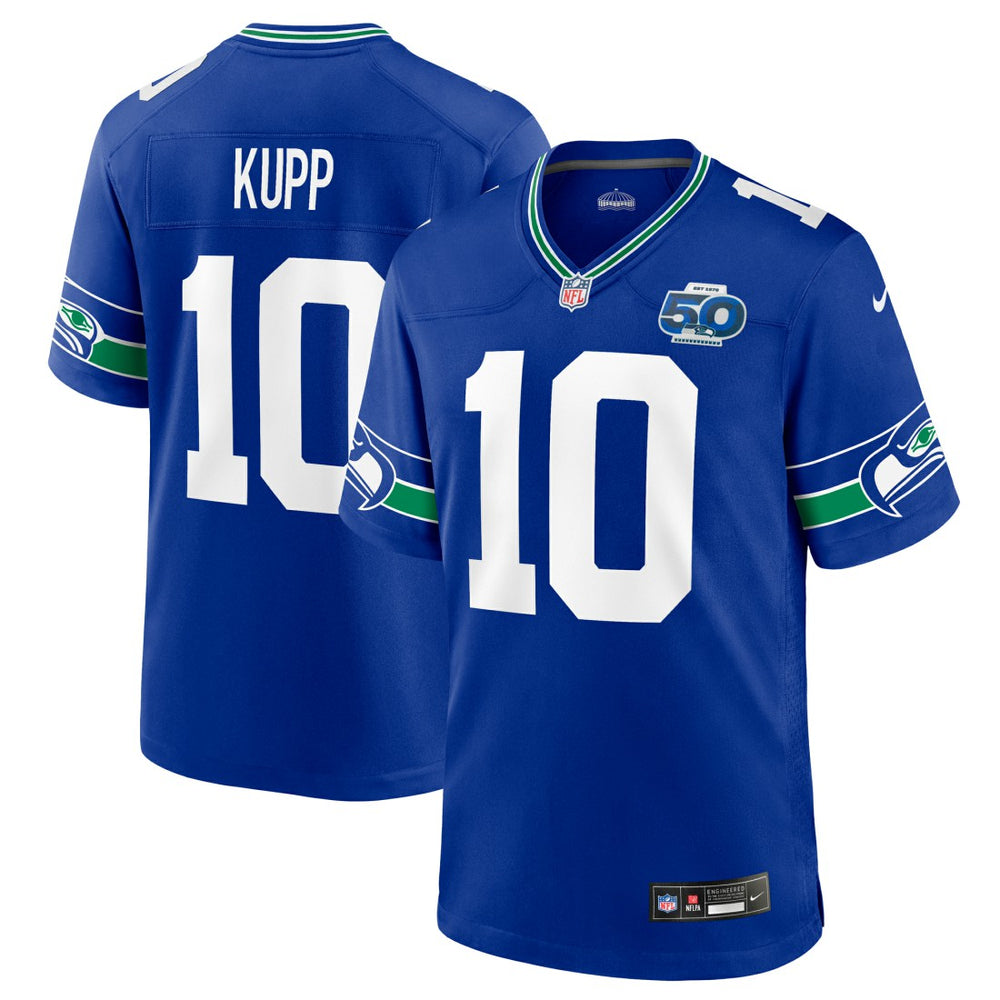 Cooper Kupp Seattle Seahawks Alternate 50th Season Game Jersey Royal | Nike for Sale