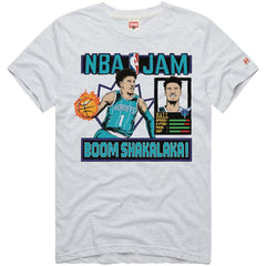 LaMelo Ball Charlotte Hornets Homage Unisex NBA Jam Tri-Blend T-Shirt White - NBA
