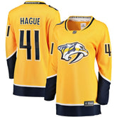Nicolas Hague Nashville Predators Fanatics Women's Home Breakaway Jersey - Gold - NHL