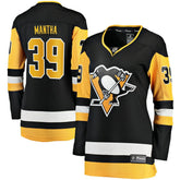 Anthony Mantha Pittsburgh Penguins Fanatics Women's Home Breakaway Jersey - Black - NHL