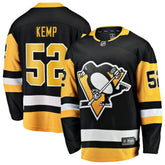 Philip Kemp Pittsburgh Penguins Fanatics Home Breakaway Jersey - Black - NHL